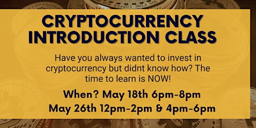 Cryptocurrency Introduction 101 Class primary image