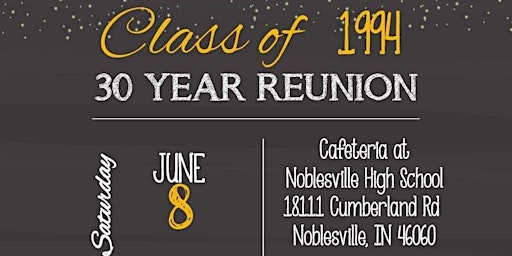 Primaire afbeelding van NHS Class of 1994 JUNE 8th Reunion RSVP by May 25