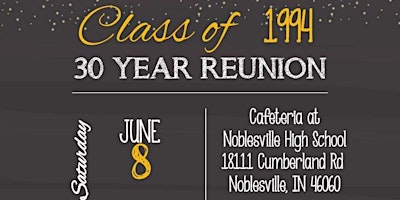 Immagine principale di NHS Class of 1994 JUNE 8th Reunion RSVP by May 25 