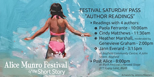 Primaire afbeelding van Festival Saturday Pass for Readers (Author Readings