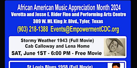 African American Music Appreciation Month Movie Series
