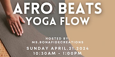 Imagem principal do evento Dx 420 Block Party Afro Beats Yoga Flow