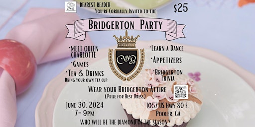 Imagem principal do evento Dearest Reader...It's A Bridgerton Party!