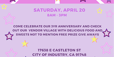 UFC City Of Industry 3yr Anniversary with raffle giveaways, vendors & more primary image