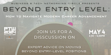 Imagem principal do evento Beyond Entry Level: How to Navigate Modern Career Advancement