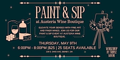 Imagem principal de Paint & Sip at Austeria Wine Boutique