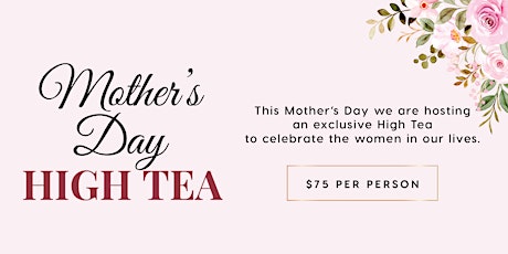 Mother's Day High Tea