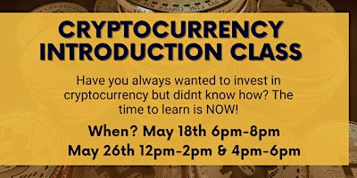 Cryptocurrency Introduction 101 Webinar primary image
