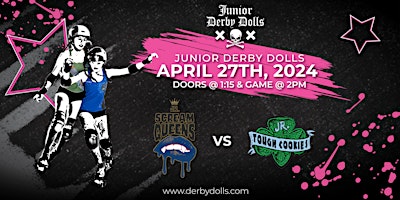 Imagem principal do evento Junior Derby Dolls: Jr Scream Queens vs. Jr Tough Cookies