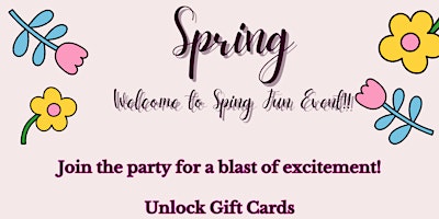 Primaire afbeelding van Welcome to Spring Event!