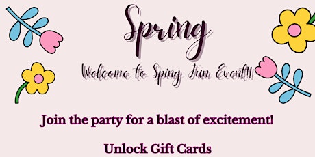 Welcome to Spring Event!