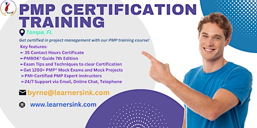 Immagine principale di PMP Examination Certification Training Course in Tampa, FL 