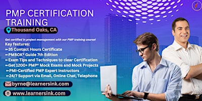 PMP Examination Certification Training Course in Thousand Oaks, CA primary image