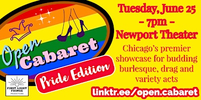 Imagem principal do evento Open Cabaret: A Burlesque, Drag, and Variety Show for New Works