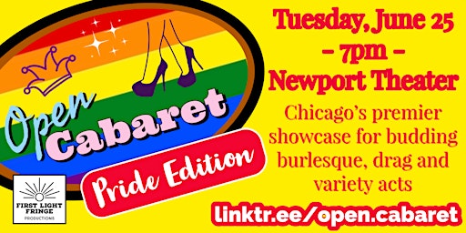 Open Cabaret: A Burlesque, Drag, and Variety Show for New Works primary image