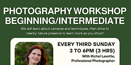 Imagem principal do evento Photography Workshop - Beginning/Intermediate