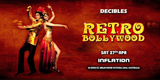 BOLLYWOOD RETRO Night at Inflation Nightclub, Melbourne primary image