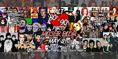 Hauptbild für Alternative '80s & '90s Party - celebrating the 50th event
