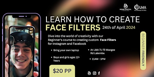 Learn how to create custom face filters primary image