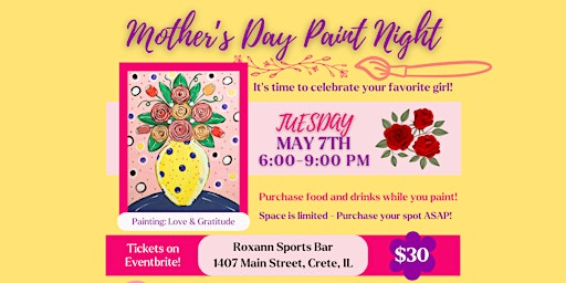 Immagine principale di Mother's Day Paint Night 