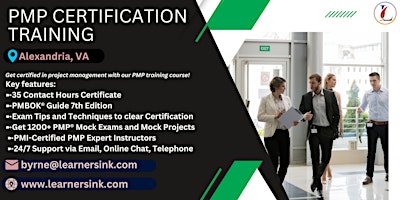 PMP Exam Certification Classroom Training Course in Alexandria, VA primary image