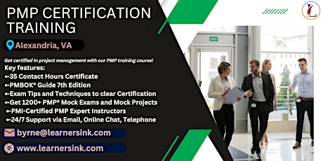 PMP Exam Certification Classroom Training Course in Alexandria, VA