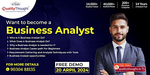 Free Demo On Business Analyst primary image