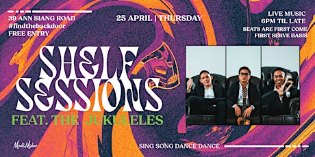 SHELF SESSIONS: Live Music featuring The Jukuleles primary image