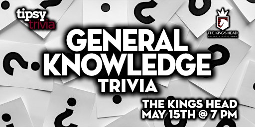 Imagem principal de Calgary: The Kings Head - General Knowledge Trivia Night - May 15, 7pm