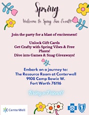 Welcome to Spring fun event for Seniors!