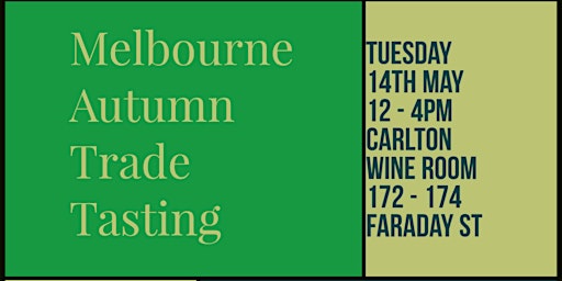 Imagem principal de Melbourne: Autumn Trade Tasting