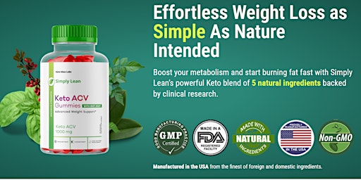 Simply Lean Keto ACV Gummies Amazon - Reviews primary image