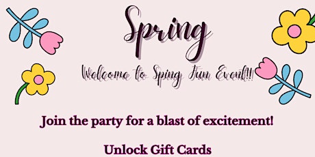 Welcome to Spring Event for Seniors