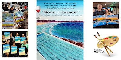 A Paint and a Pinot at Paddo RSL. "Bondi Icebergs" primary image