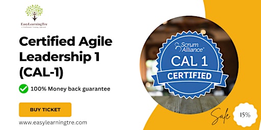 Immagine principale di Certified Agile Leadership 1 (CAL-1) Training & Certification 