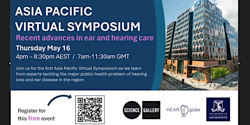 Primaire afbeelding van Asia Pacific Virtual Symposium (Recent Advances in Ear and Hearing Care)