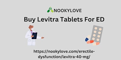 Imagem principal do evento Buy Levitra Tablets For ED