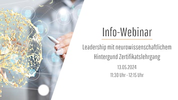 Info-Webinar Leadership Zertifikatslehrgang primary image