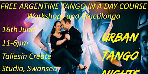 Immagine principale di Argentine Tango in a Day Course: Workshops and Practilonga (June) 