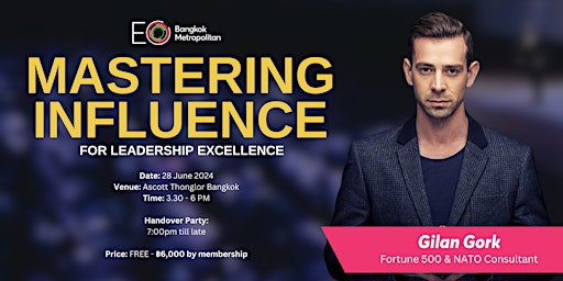 Hauptbild für Unlock the Power of Influence: With World Class Mentalist Gilan Gork