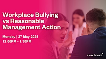 Workplace Bullying vs Reasonable Management Action primary image