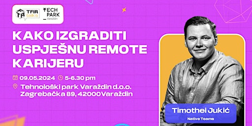 Hauptbild für The Future is Remote Talks - Kako izgraditi uspješnu remote karijeru