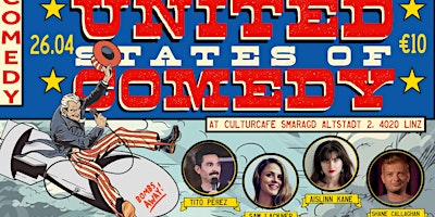 Primaire afbeelding van United States of Comedy Showcase April 26th