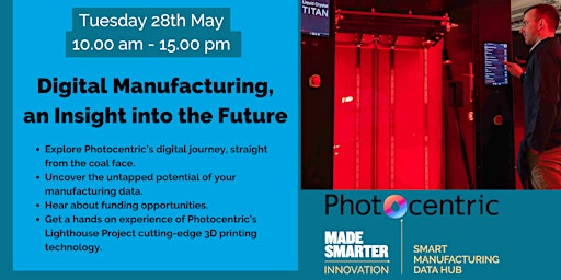 Imagem principal do evento Digital Manufacturing, an Insight into the Future