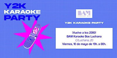 Imagem principal do evento Y2K KARAOKE PARTY