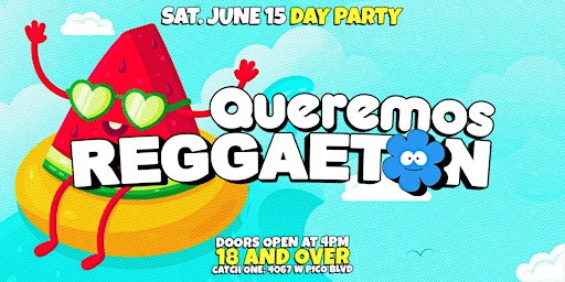 Primaire afbeelding van Biggest Reggaeton Day Party in Los Angeles! 18+