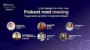 Imagem principal do evento Trygge ledere og kraften i emosjonell intelligens