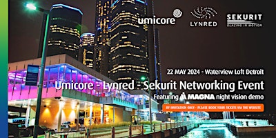 Umicore - Lynred - Sekurit Networking Event primary image