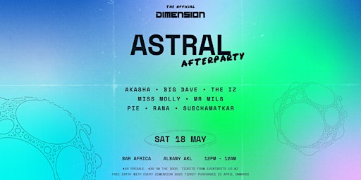 Hauptbild für Dimension Astral Afterparty