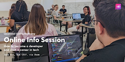 UpLeveled Coding Bootcamp Info Session (online) primary image